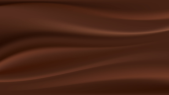 Chocolate wave, abstract background. Vector illustration