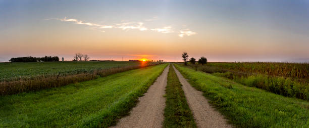 istock COUNTRY ROAD SUNRISE 1338854222