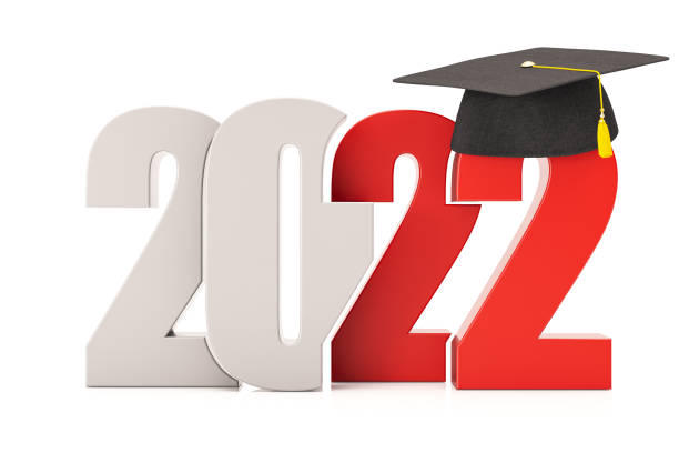 istock New Year Concept 2022 with Graduation Cap 1338859195