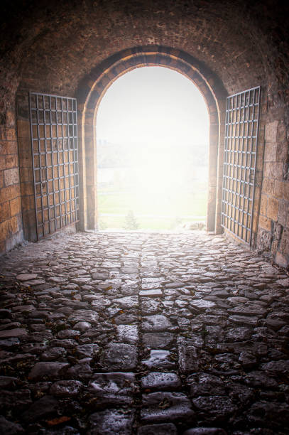 istock Light at the end of the tunnel. 1338864257