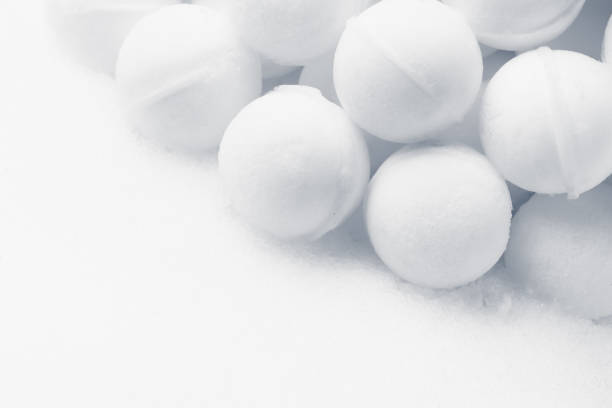 istock snowballs are ready for battle, close-up view 1338871569