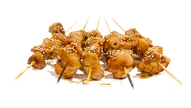 istock Pork on skewers 133887848