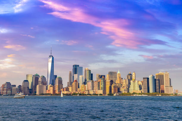istock Manhattan cityscape in New York 1338882497