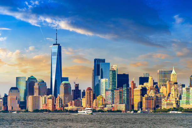 istock Manhattan cityscape in New York 1338882527