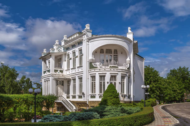 Historical building on the territory of the sanatorium in Kislovodsk, Russia
