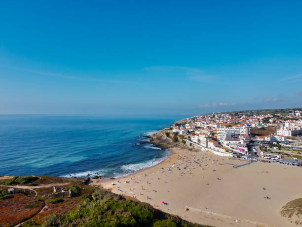 istock Macas beach in Sintra, Portugal. 1338883825