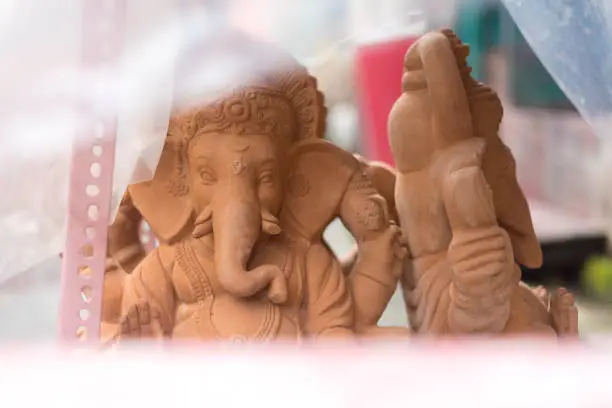 Ganesh Chaturthi Festival Background with Lord Ganesha