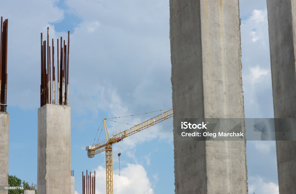 Concrete Struct Construction Of Reinforced Concrete Structures Stock Photo - Download ...