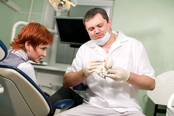 istock Prosthesis in the dental clinic. 133889070