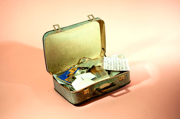 istock old vintage dirty suitcase full with memories 1338891376