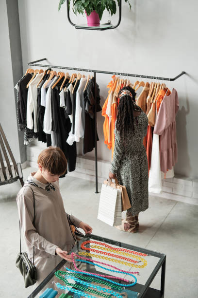 istock People shopping in the shopping mall 1338894575