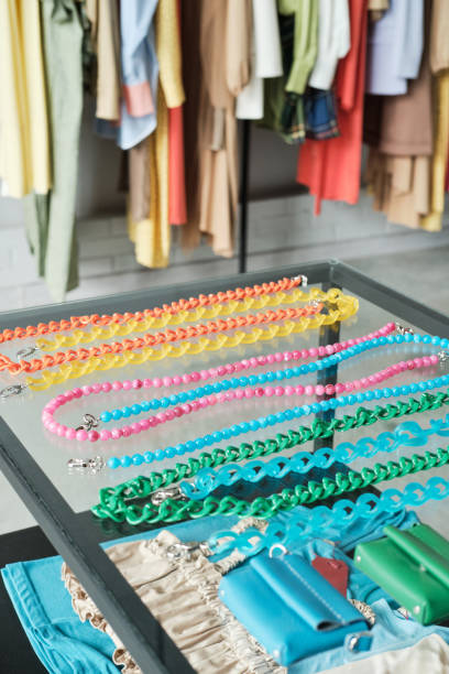 istock Fashion accessories in the store 1338894680
