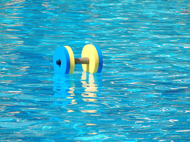 istock Dumbbell for water aerobics 133889843