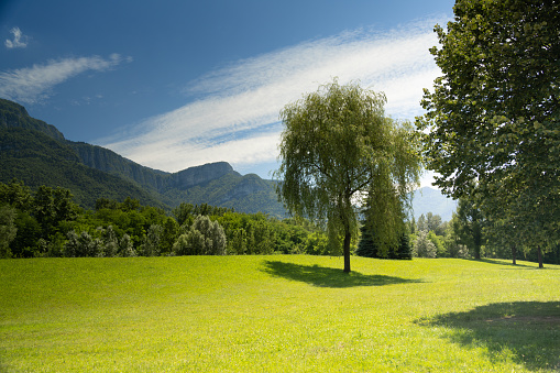 Beautiful landscapes in the Alpes Cotes d'azur region of Southern France