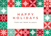 istock Abstract Graphic Holiday Card Background 1338902736