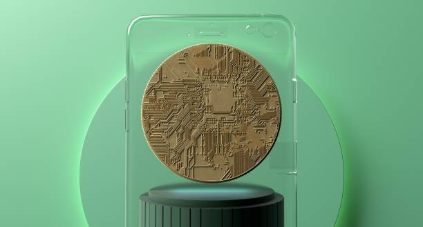 istock Digital crypto currency cyber money 1338907879