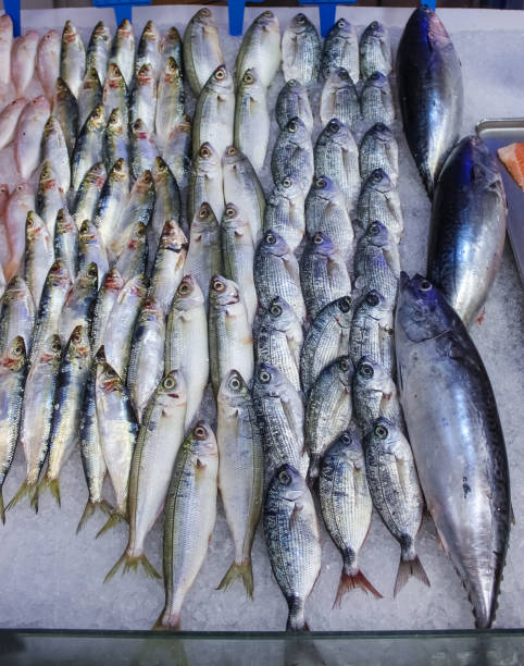 istock Selling fresh fish at the Market 1338915355