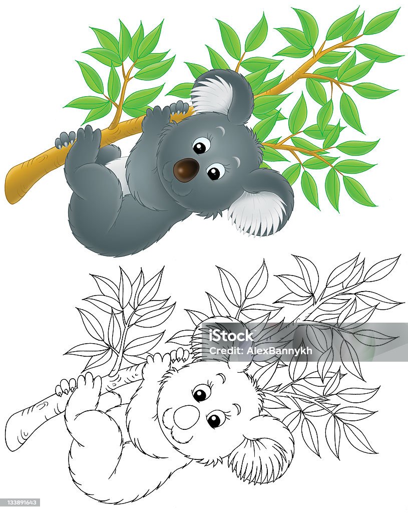 Koala - Lizenzfrei Koala Stock-Illustration