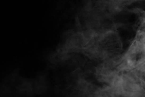 istock white smoke on a black background. Overlay 1338917106
