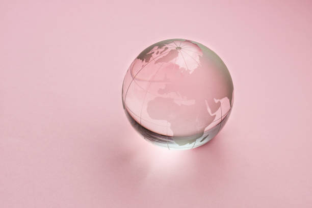 istock Earth Crystal Glass Globe 1338917161