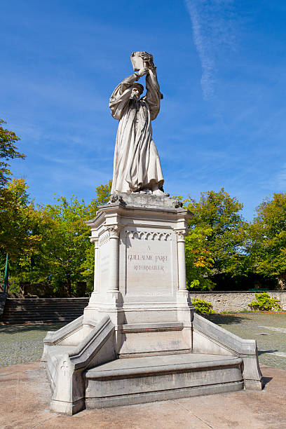 istock Guillaume Farel Statue in Neuchatel 133892042