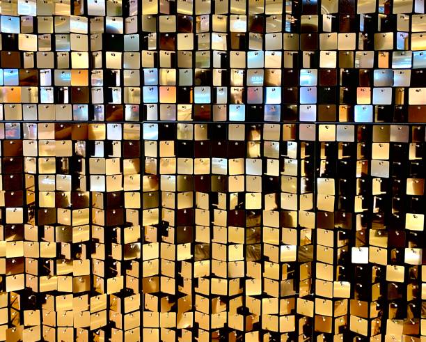 Reflected Gold metals hanging on the walls