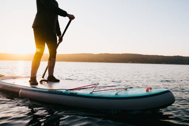 istock Morning Paddleboard Session in The Pacific Northwest 1338922513