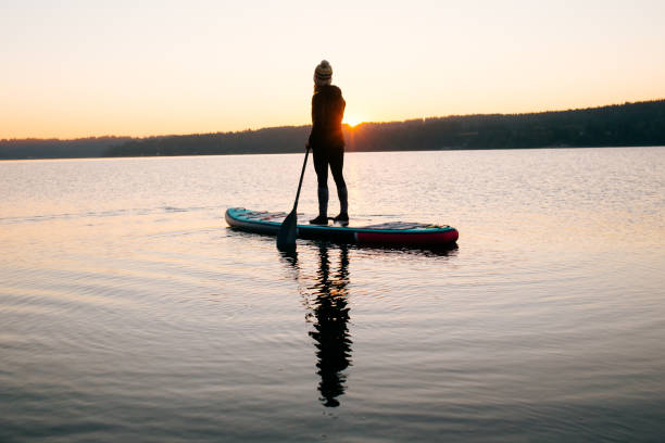 istock Morning Paddleboard Session in The Pacific Northwest 1338922689