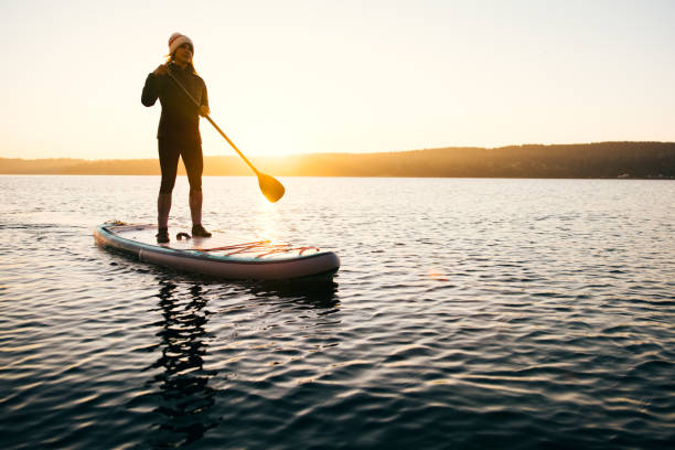 istock Morning Paddleboard Session in The Pacific Northwest 1338923479