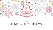 istock Christmas Snowflake Background. Invitation 1338923681