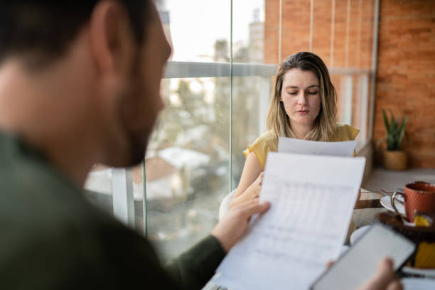 istock Couple doing home finances at home 1338923862