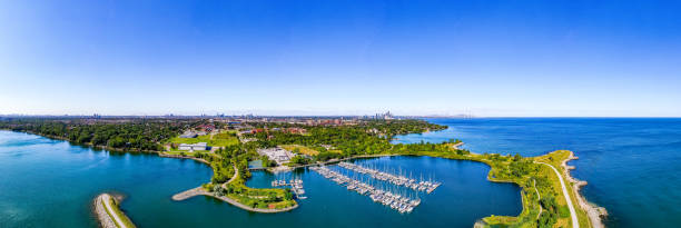 istock Aerial Colonel Samuel Smith Park and Toronto Cityview, Etobicoke, Canada 1338934499