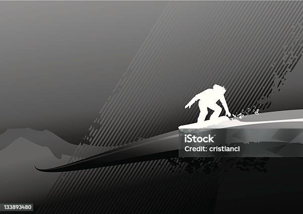 Tavola Da Snowboard - Immagini vettoriali stock e altre immagini di Traccia degli sci - Traccia degli sci, Catena di montagne, Festività pubblica