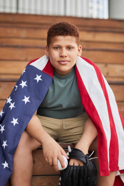 istock Teenage American Baseball Player 1338935562