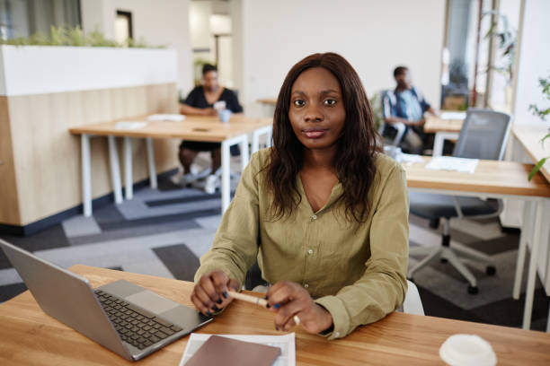 istock Serious Pensive Elegant Businesswoman 1338936573