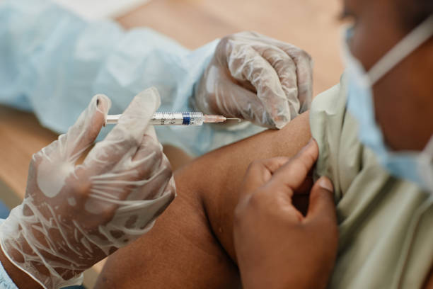 istock African-American Woman Getting Vaccinated 1338936619