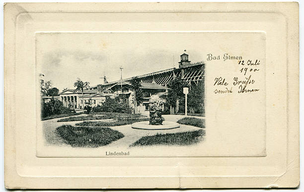 Vintage card sent the 12 July 1900
