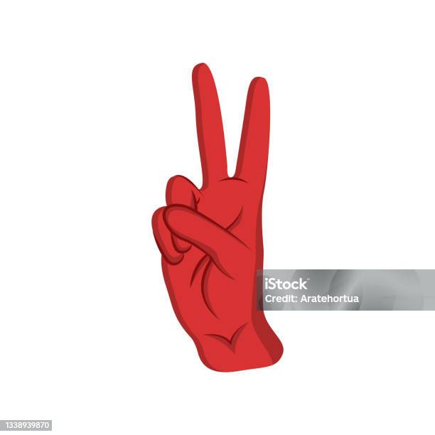 Isolated Hand Doing Sign Language Stock Illustration - Download Image ...