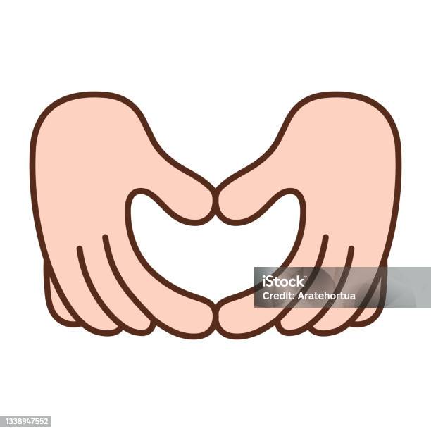 Isolated Hand Doing Sign Language Stock Illustration - Download Image ...