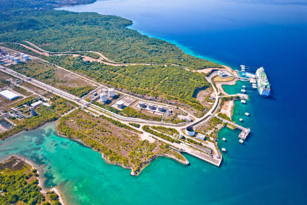 istock LNG terminal on Krk island aerial view 1338947879
