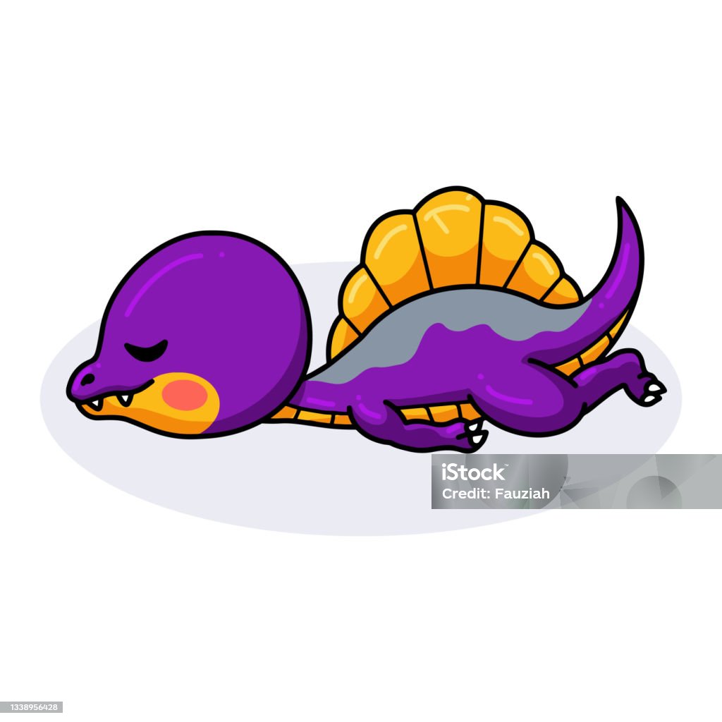 Vetores de Desenho Animado De Dinossauro Roxo Fofo Dormindo e mais imagens  de Animal - Animal, Cansado, Descansar - iStock