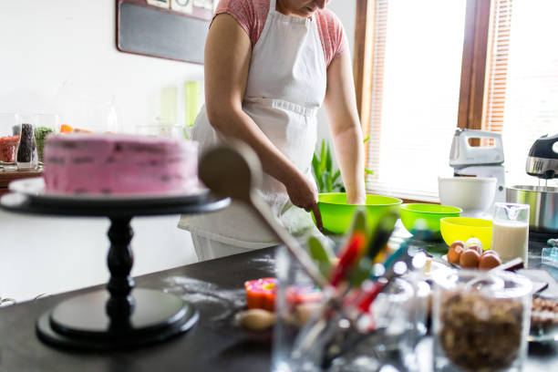 istock Woman baking at home 1338956506