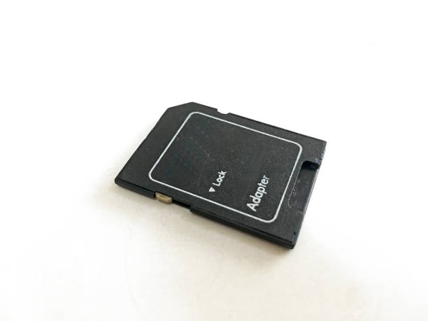 istock The black micro sd adapter is used to insert a small cellphone memory card to transfer the data to a computer or other cellphone 1338967668