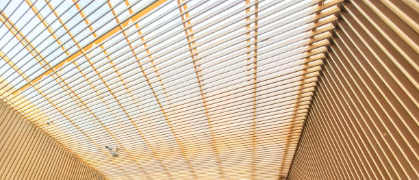 istock Space and lines at the top of modern architecture. 1338967894