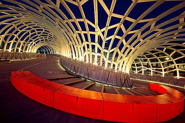 webb bridge - docklands - fotografias e filmes do acervo