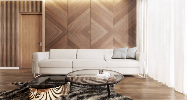 istock Modern interior of living room.3D render 1338976686