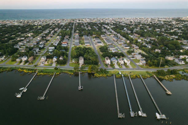 istock Aerial over the Outer Banks in North Carolina 1338977763