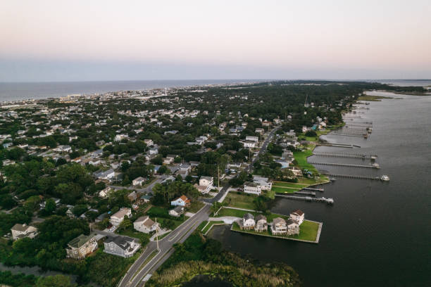 istock Aerial over the Outer Banks in North Carolina 1338977772