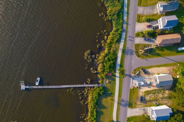 istock Aerial over the Outer Banks in North Carolina 1338977786