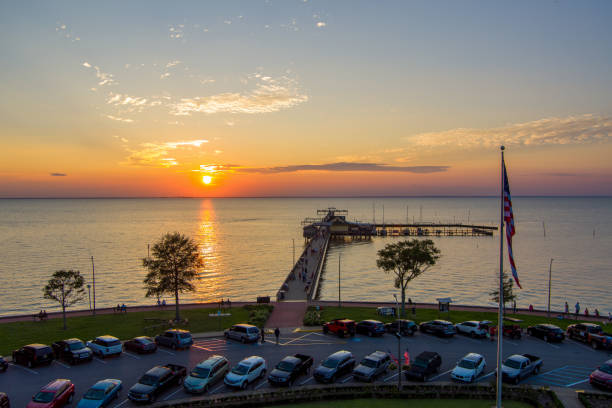 istock Fairhope Pier at sunset 1338977853